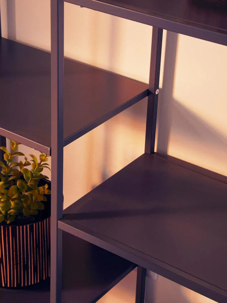 Grey Metal Multi Shelf