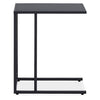 Black Metal C-Shaped Side Table