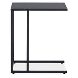 Black Metal C-Shaped Side Table