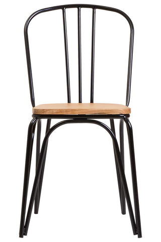 Modern Elm Wood Dining Chair