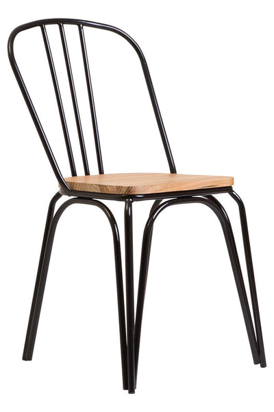 Modern Elm Wood Dining Chair