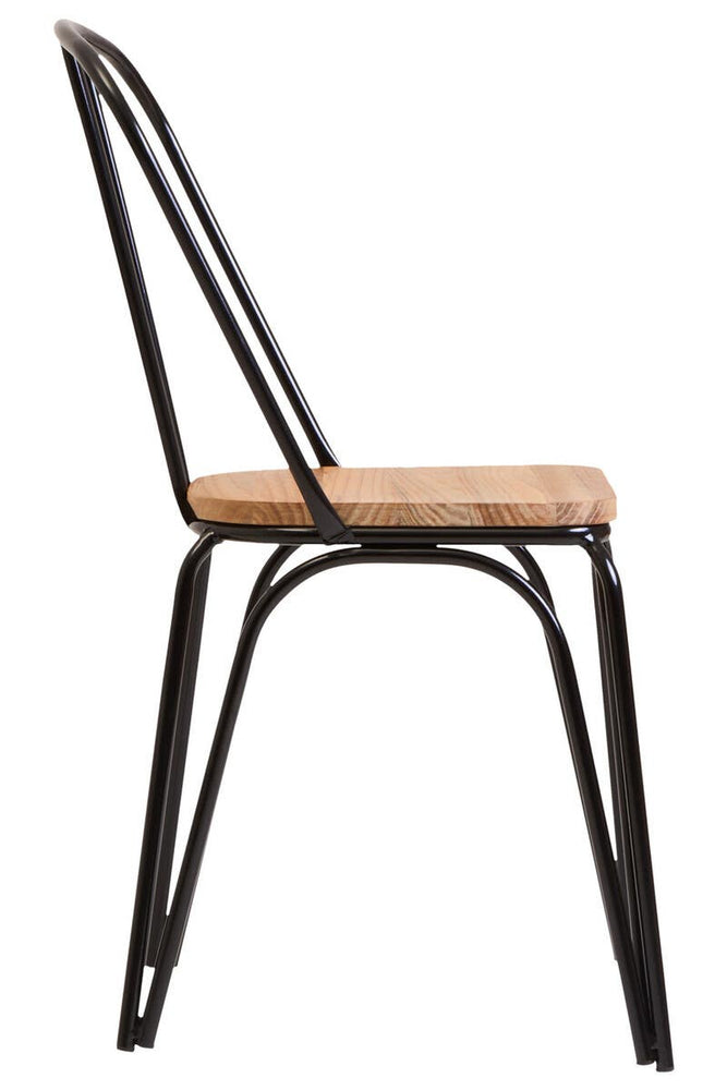 Modern Elm Wood Dining Chair