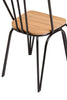 Modern Elm Wood Dining Chair