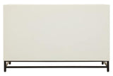 Lombok Wood Pattern Door Sideboard - Geometric Elegance