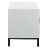 Geometric Front Media Storage Unit