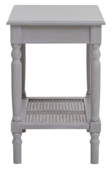 Slate Grey Rustic Side Table