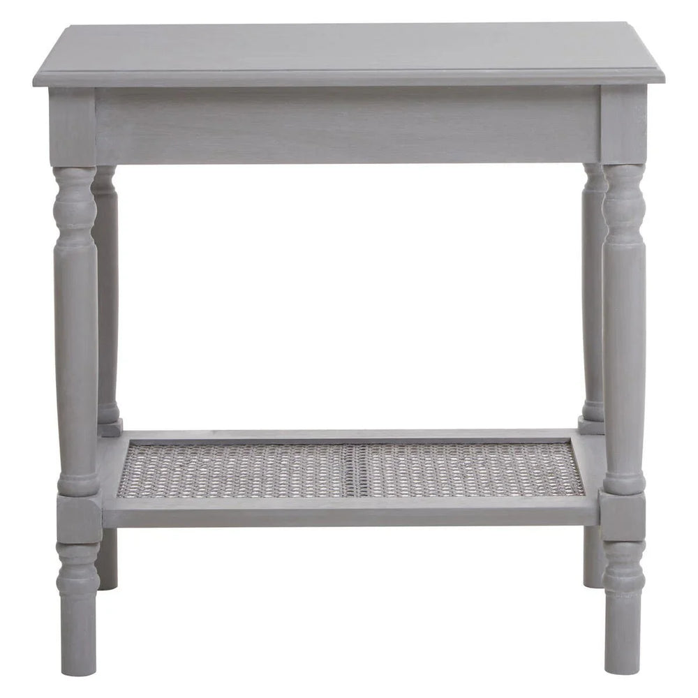 Slate Grey Rustic Side Table