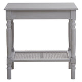 Slate Grey Rustic Side Table