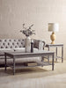 Slate Grey Rustic Side Table