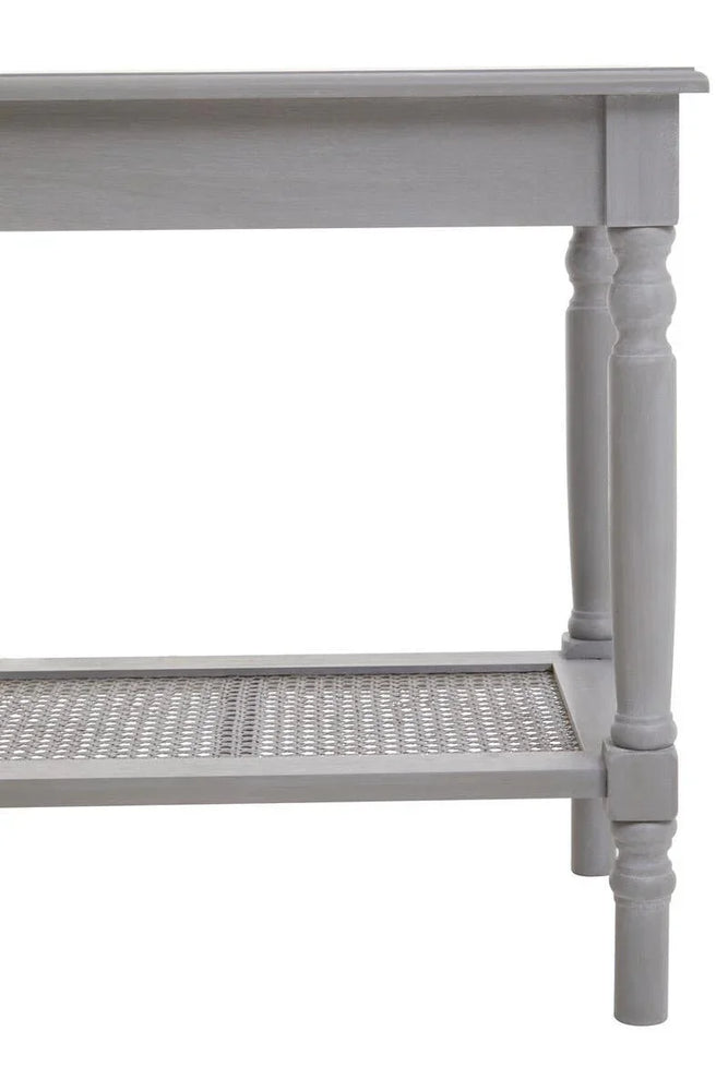 Slate Grey Rustic Side Table