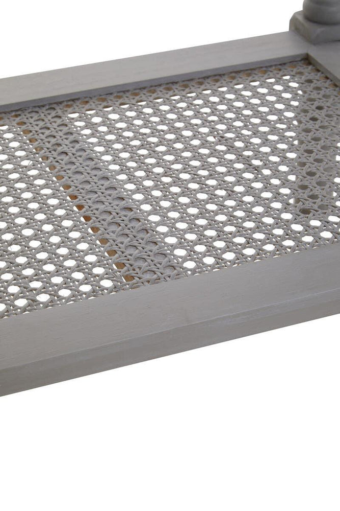 Slate Grey Rustic Side Table