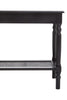Antique Black Cane Side Table