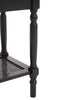 Antique Black Cane Side Table