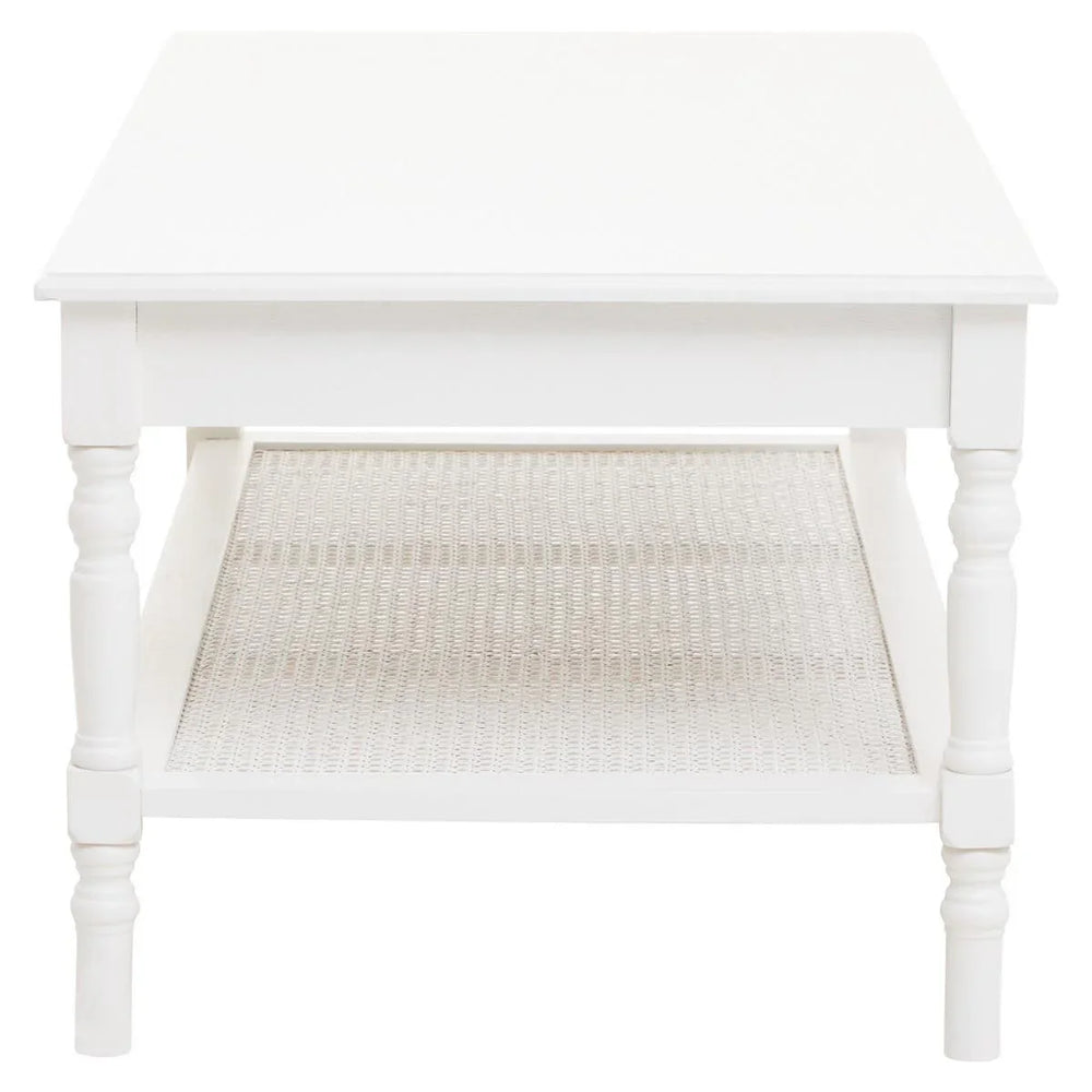 Ivory Wood Coffee Table