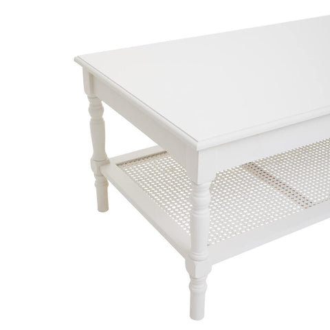 Ivory Wood Coffee Table