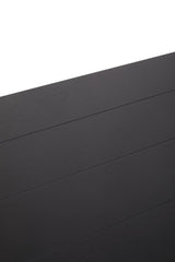 Black Wood X-Frame Bookcase