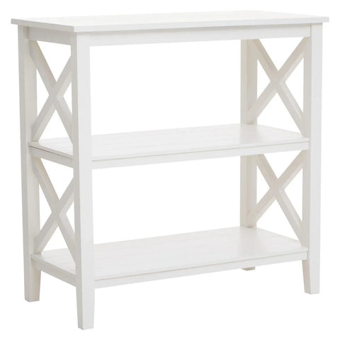Ivory X-Frame Bookcase
