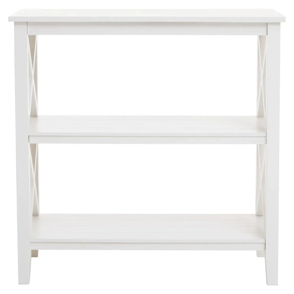 Ivory X-Frame Bookcase