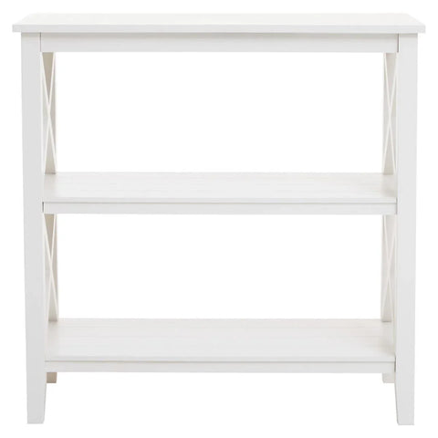 Ivory X-Frame Bookcase