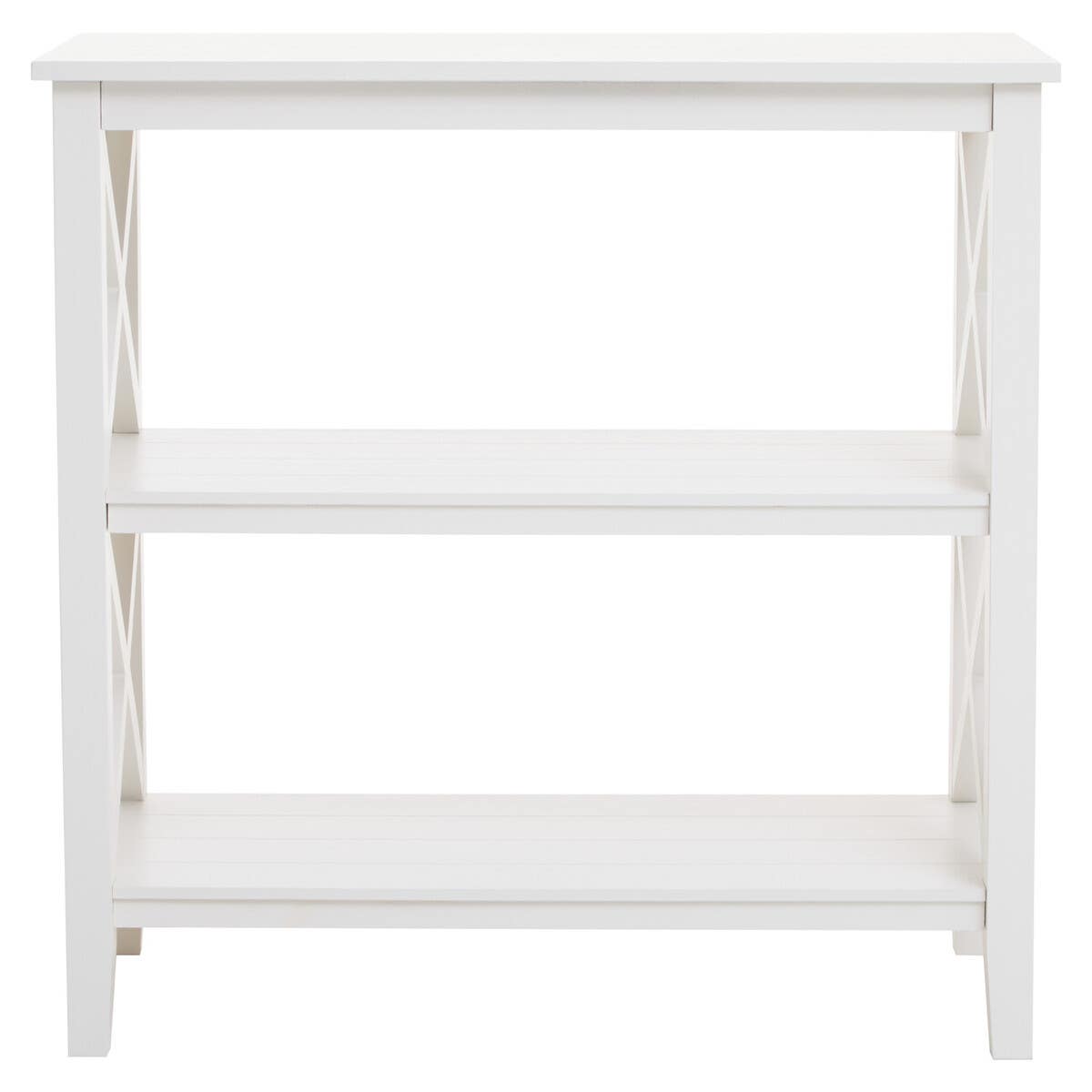 Ivory X-Frame Bookcase