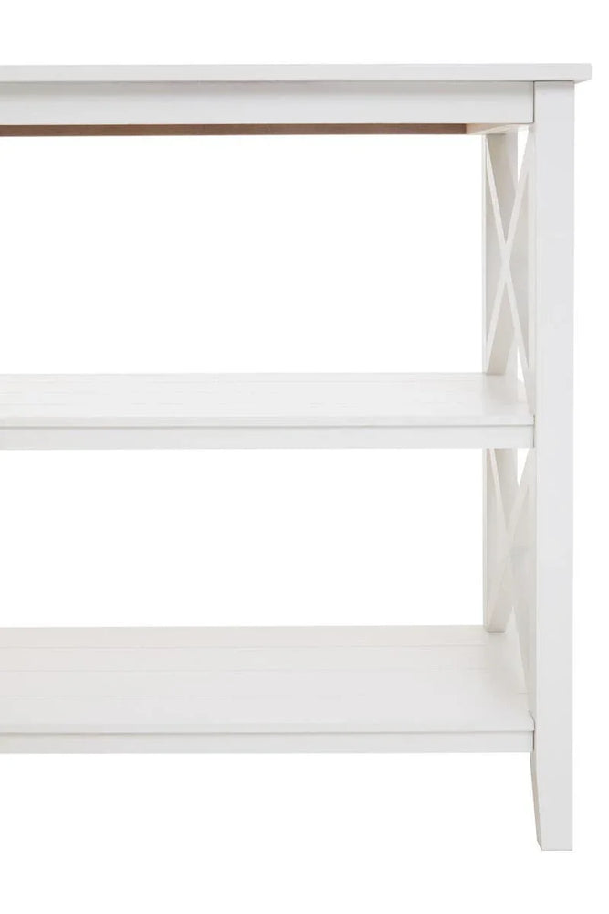Ivory X-Frame Bookcase