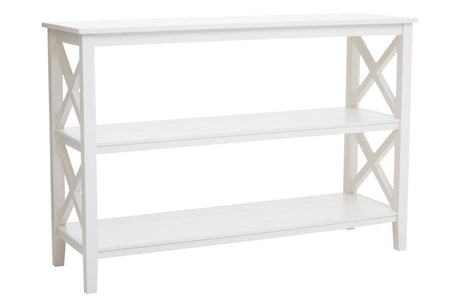 Ivory X-Design Bookcase