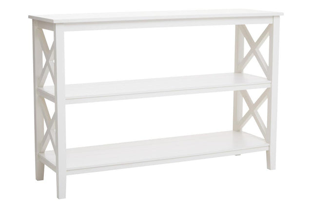 Ivory X-Design Bookcase