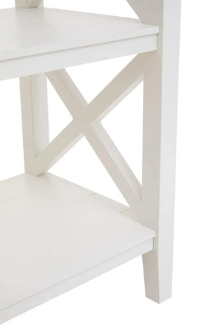 Ivory X-Design Bookcase