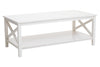 Ivory Wood X Coffee Table