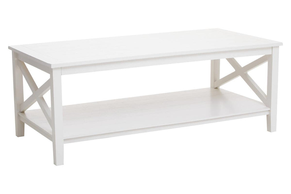 Ivory Wood X Coffee Table