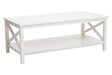 Ivory Wood X Coffee Table