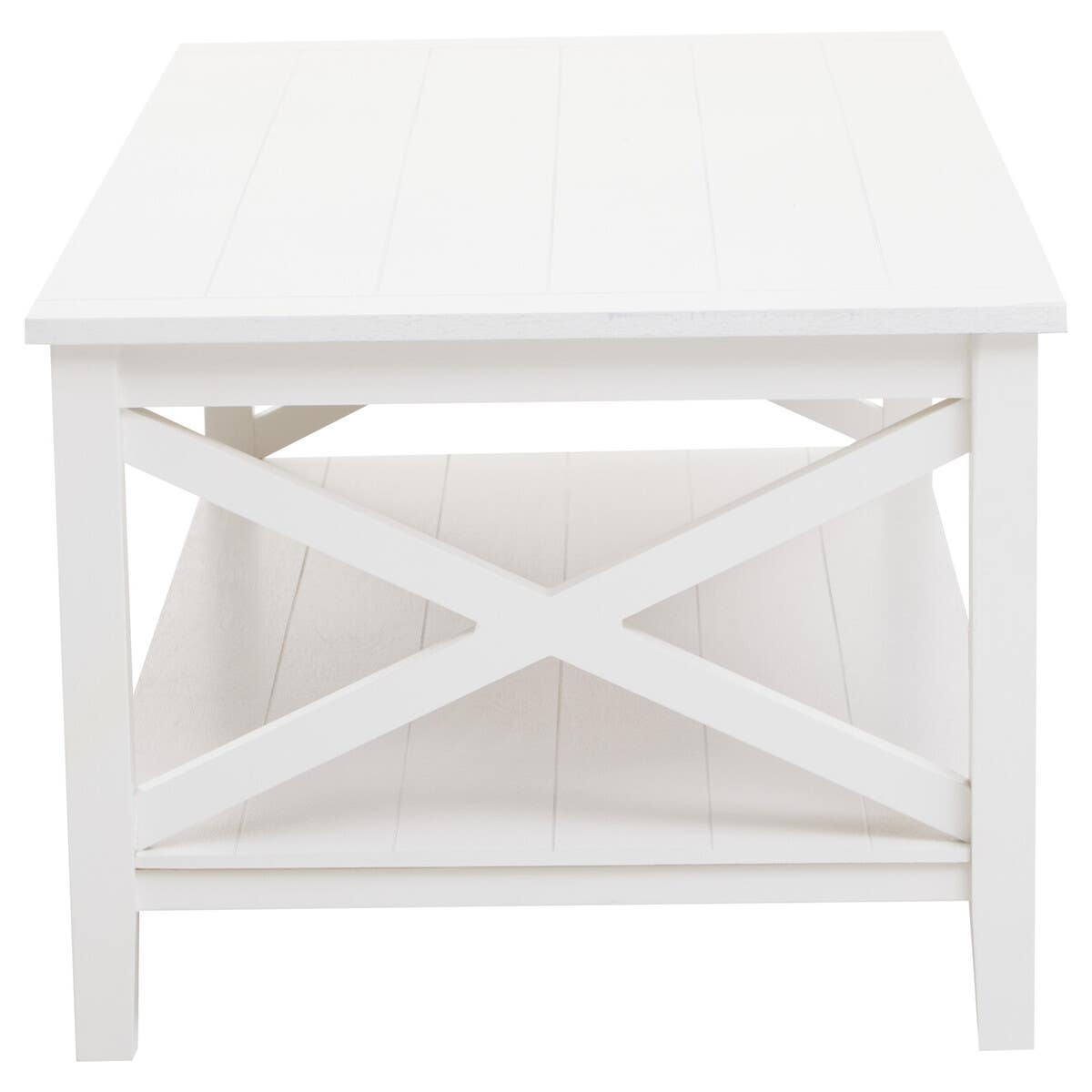 Ivory Wood X Coffee Table