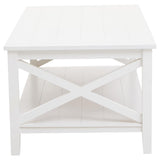 Ivory Wood X Coffee Table