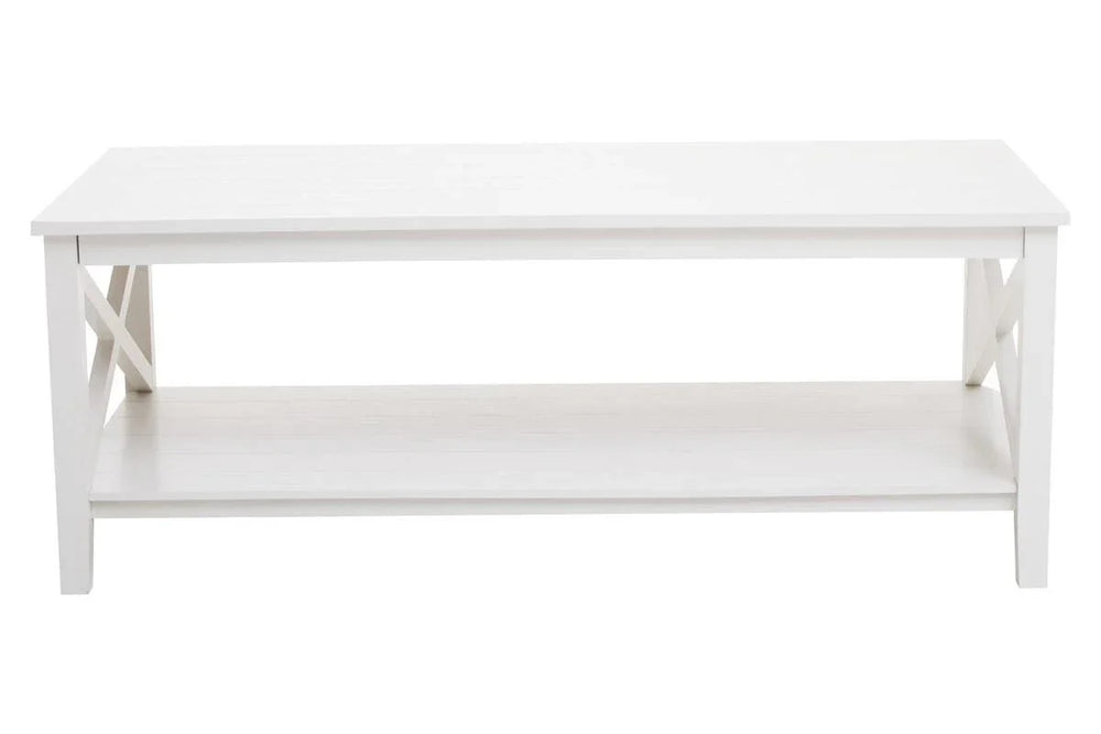 Ivory Wood X Coffee Table