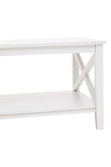 Ivory Wood X Coffee Table