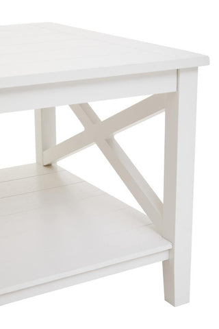 Ivory Wood X Coffee Table