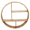 Hyacinth Round Wall Shelf