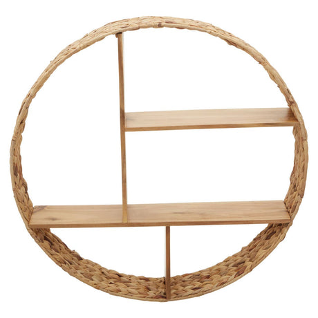 Hyacinth Round Wall Shelf