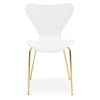 Modern White and Gold Chair