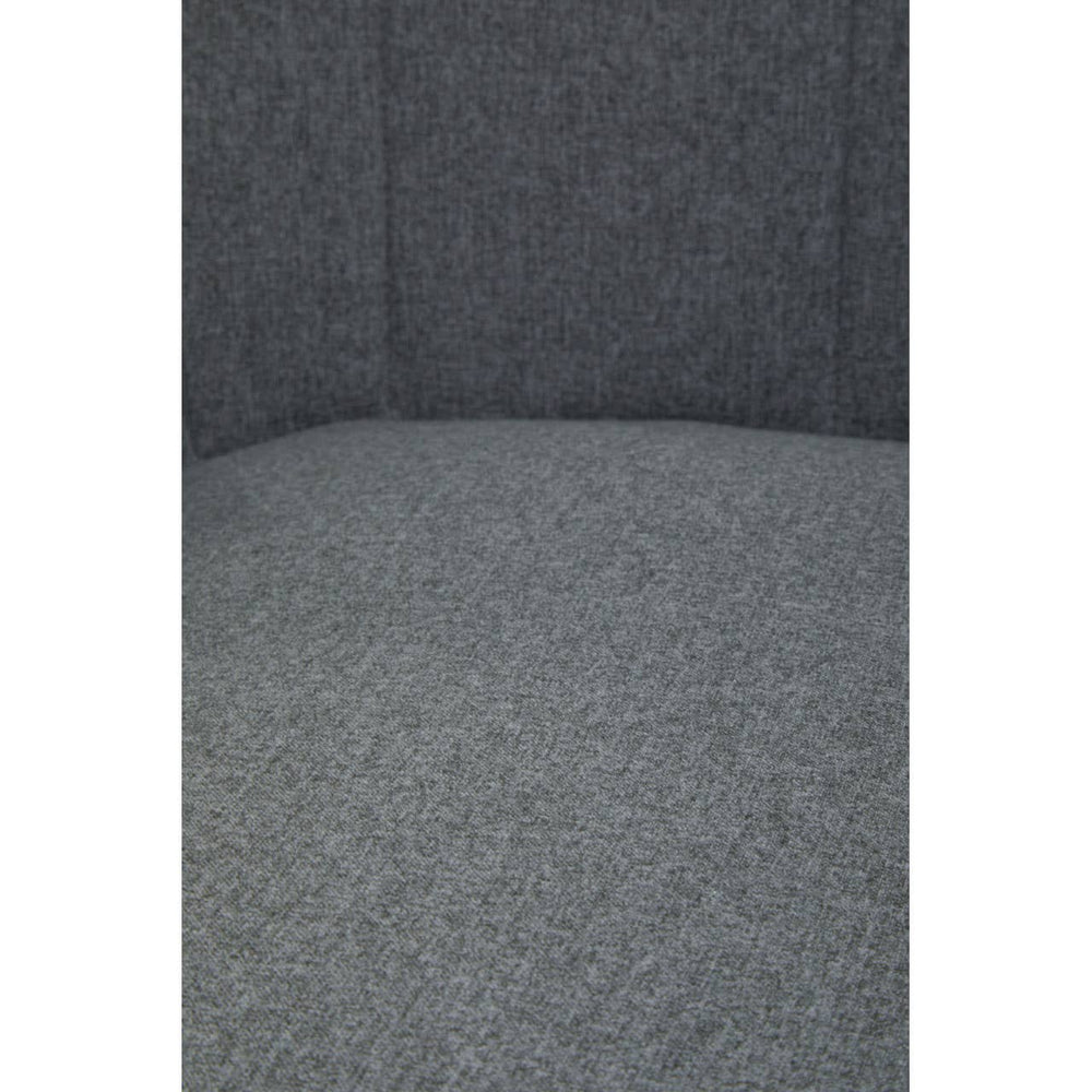 Modern Grey Fabric Accent Chair