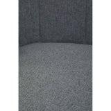 Modern Grey Fabric Accent Chair