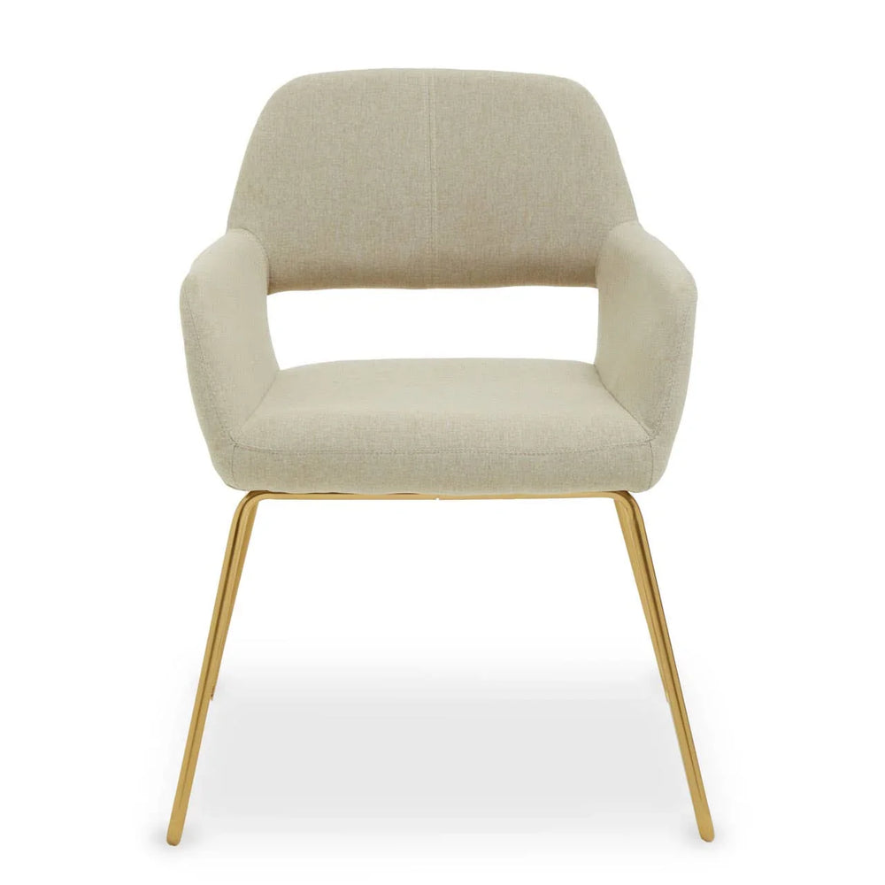 Stockholm Natural Fabric Dining Chair