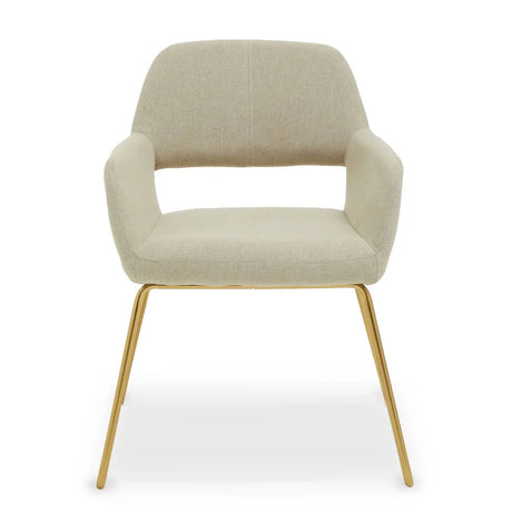 Stockholm Natural Fabric Dining Chair