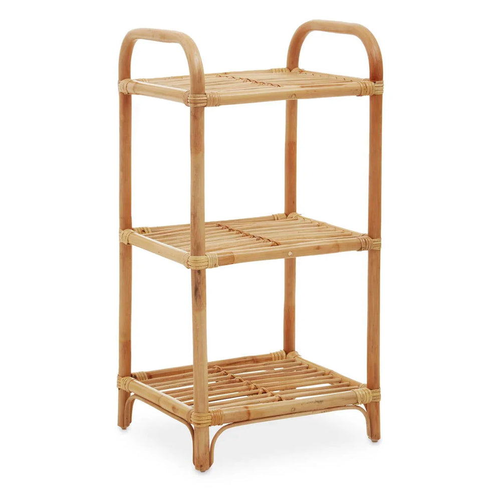 Rattan Three Tier Shelf