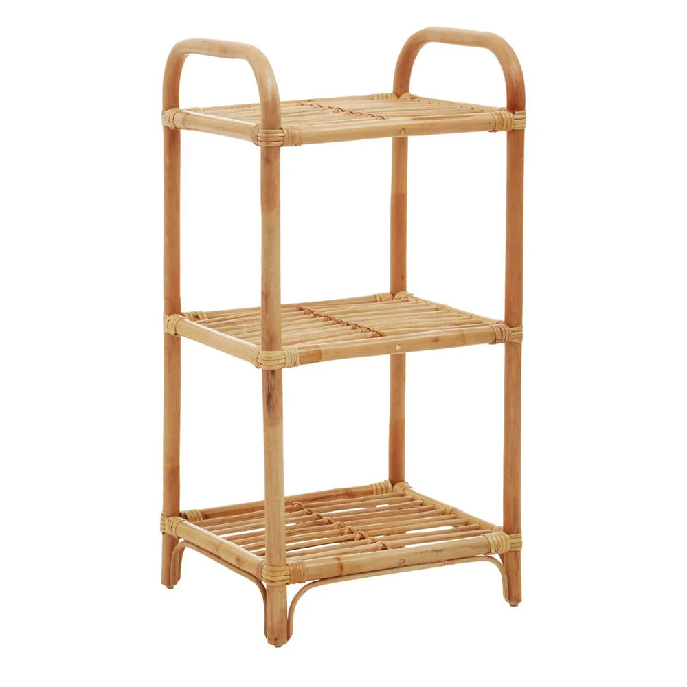 Rattan Three Tier Shelf