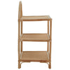 Rattan Wave Shelf Unit