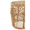 Rattan Round Side Accent Table