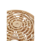 Rattan Round Side Accent Table