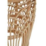 Rattan Round Side Accent Table
