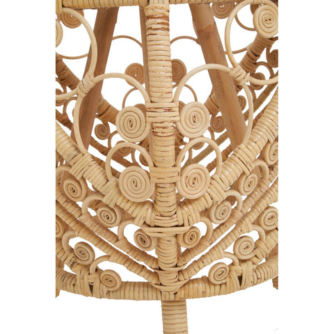 Rattan Swirl Table